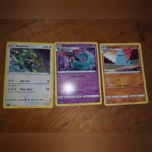 Quagsire -  2024 McDonalds Happy Meal Pokémon Dragon Discovery Card Lot Rayquaza